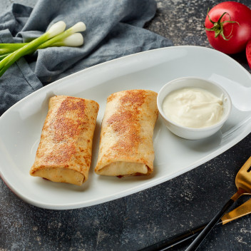 Блины с мясом